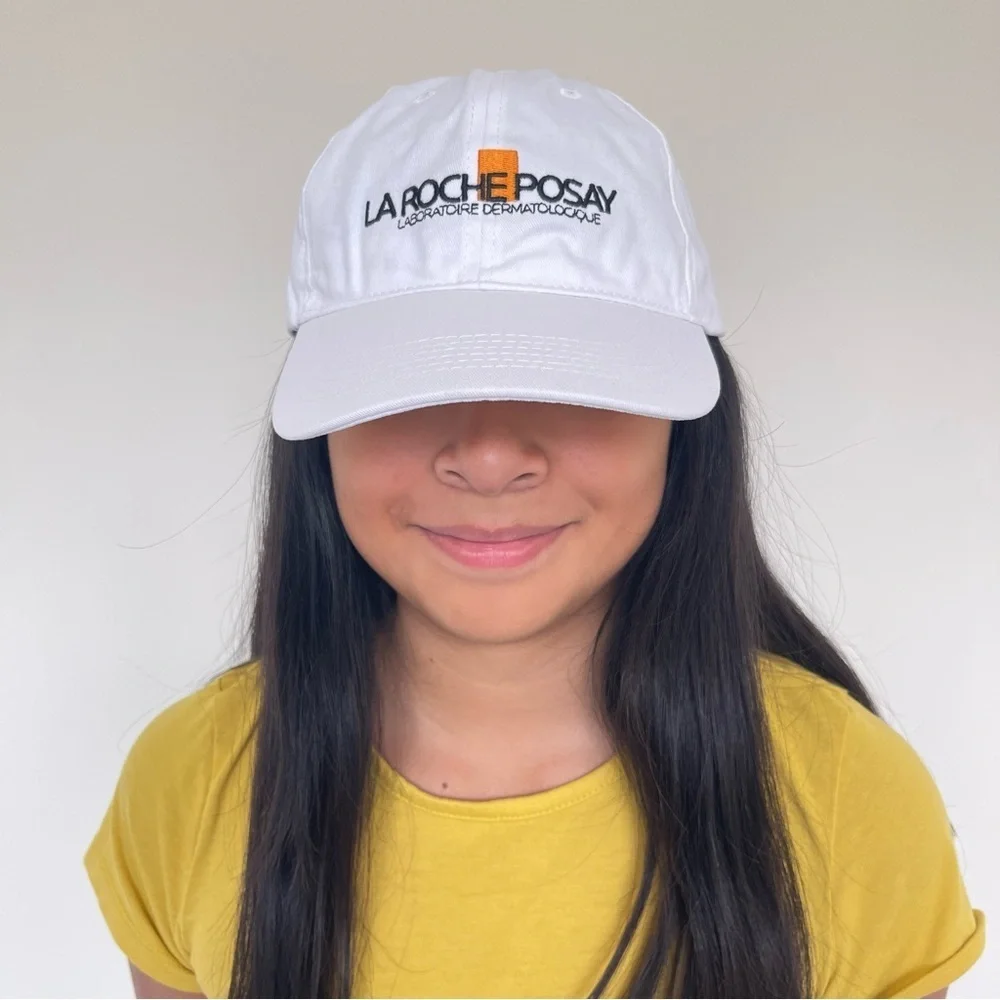 La Roche Posay White Baseball Cap Hat Branding Logo